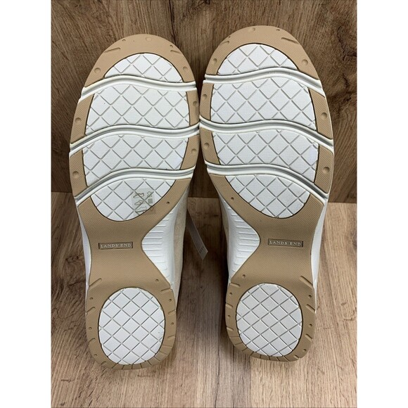 Lands' End Women's Shoes Suede Comfortable Walking Camel Brown 2108979 Size 13 D - Picture 5 of 16
